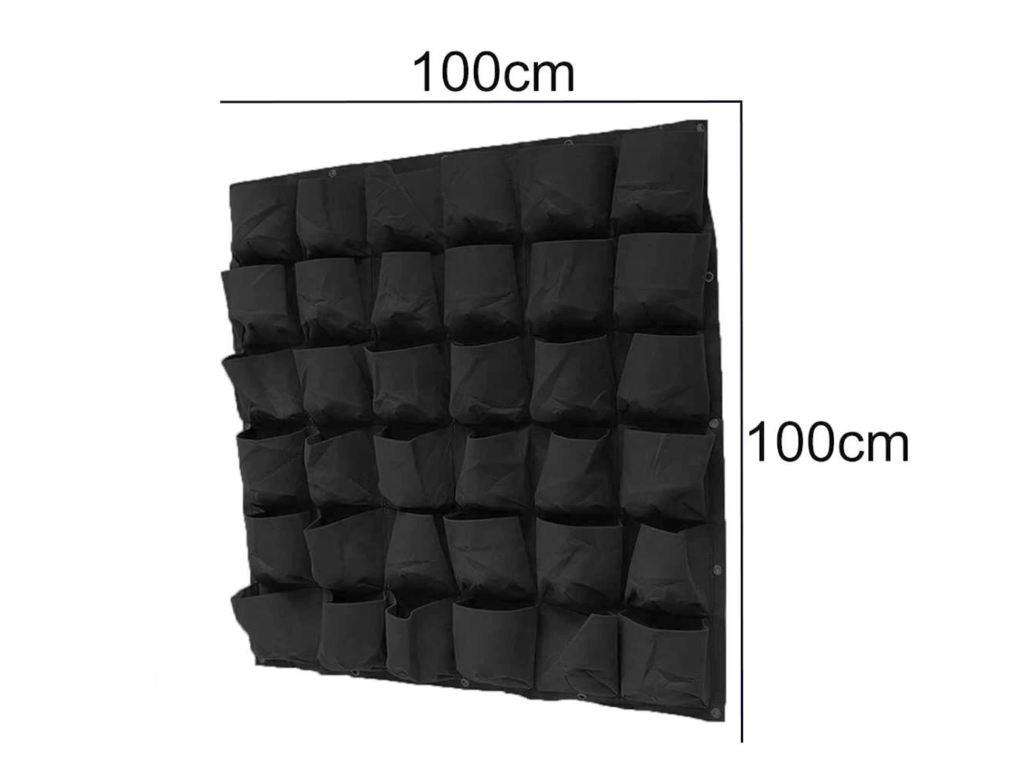 Wall Hung Planter Non-Woven 36 Pocket - 2 Pack 6 Wall Hung Planter Non-Woven 36 Pocket - 2 Pack - Image 4