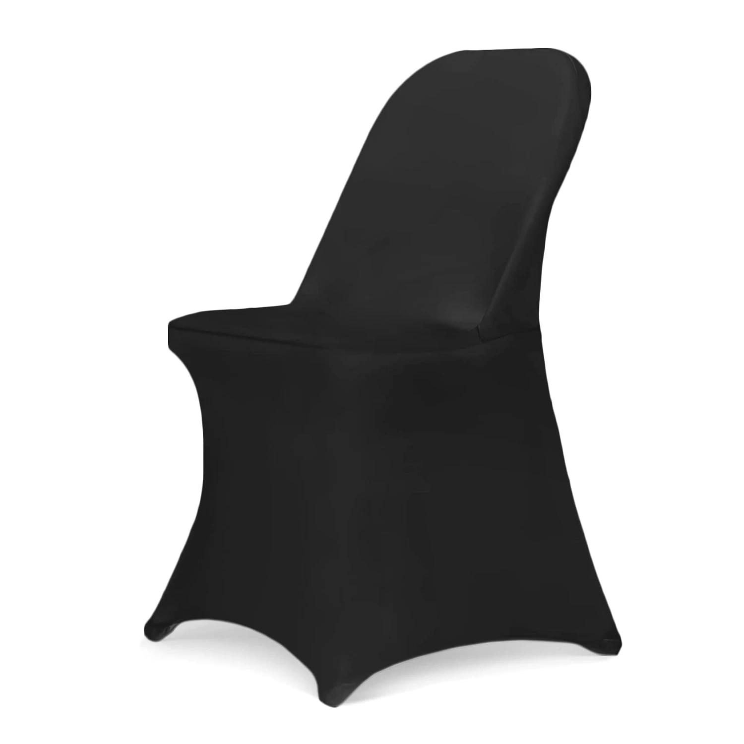 Stretch Fit Chair Cover - Pack Of 6 Black 3 Stretch Fit Chair Cover - Pack Of 6 Black