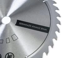 Flash Saw Blade Circular 305mm X 25.4mm X 40T -Gardena Store 944042 flash saw blade circular 40t 305mm x 25.4mm 2