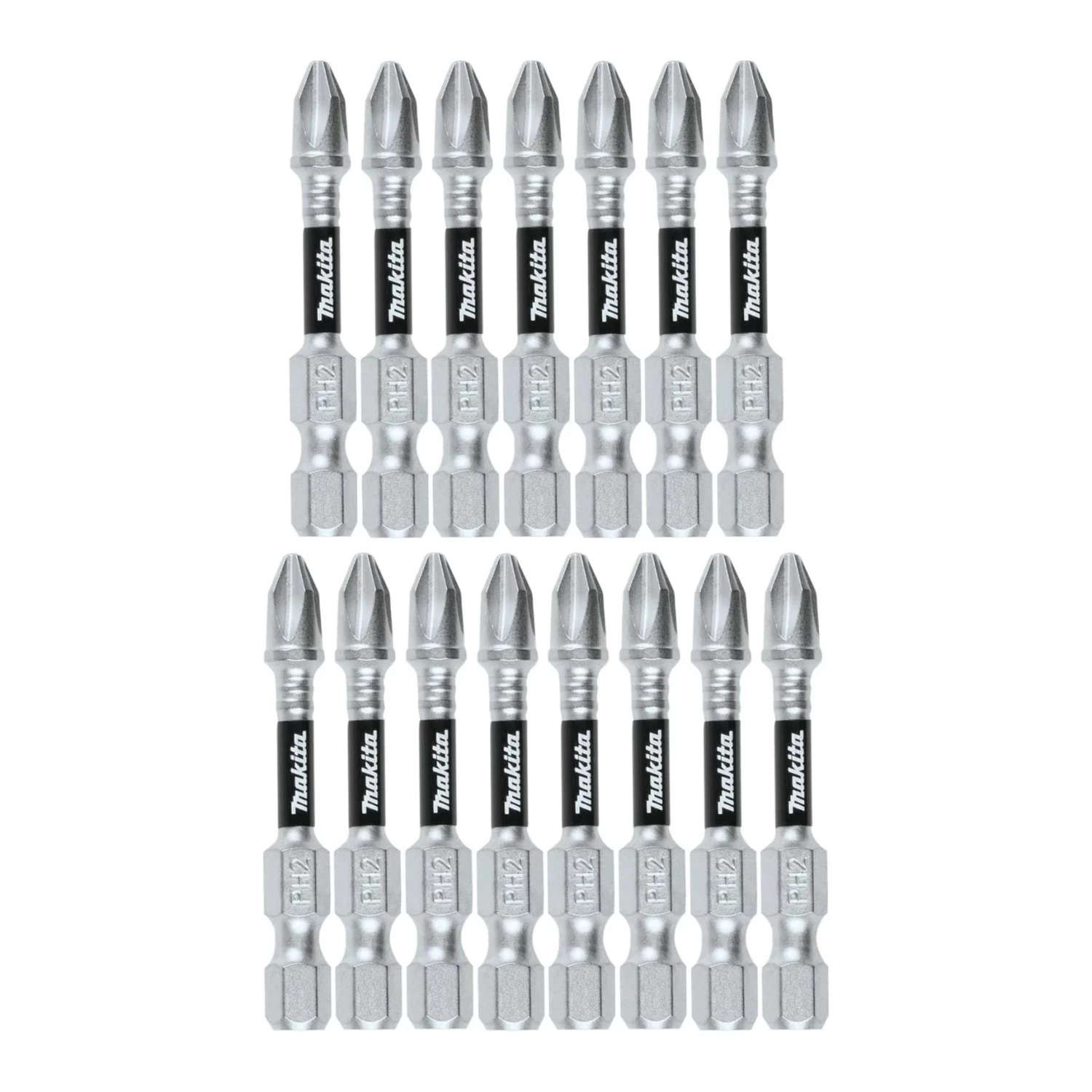 Makita Impact XPS Hex 5 Power Bit 50mm 15 Piece