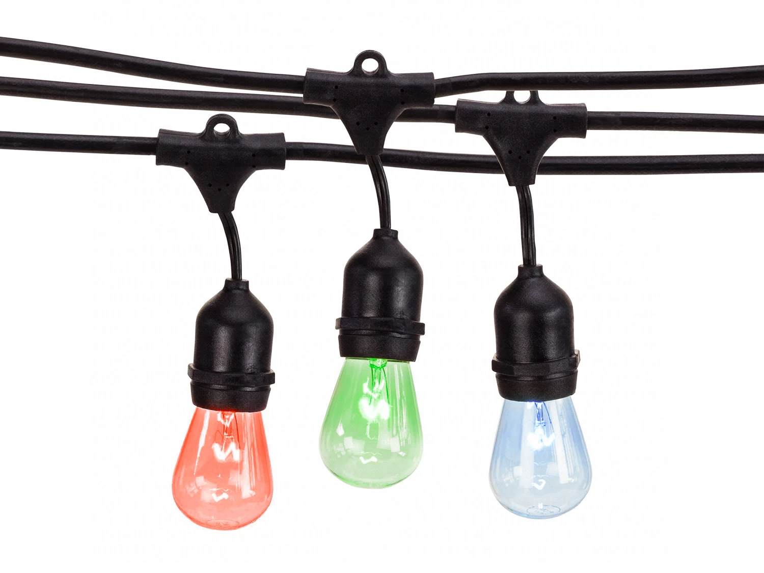 Festoon Lights LED 5m With 10 Multicolour Filament Bulbs 4 Festoon Lights LED 5m With 10 Multicolour Filament Bulbs - Image 2