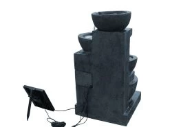 Cascading Solar Water Fountain 4 Tier -Gardena Store 946566 cascading 4 tier solar water fountain 0002 4