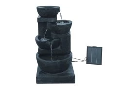 Cascading Solar Water Fountain 4 Tier -Gardena Store 946566 cascading 4 tier solar water fountain 0003 3
