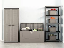 Keter Plus 75/5 Plastic Shelves -Gardena Store 95090000022 kis plus 75 5 plastic shelves 6