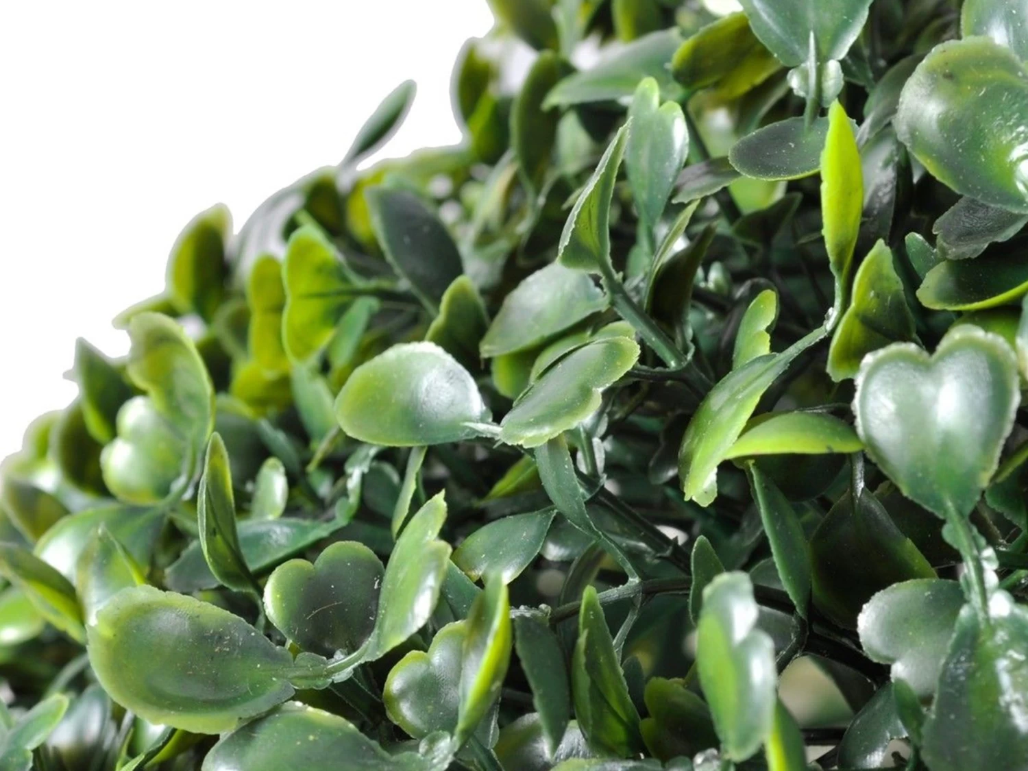 Artificial Topiary Hedge Ball English Box 48cm - Pair 3 Artificial Topiary Hedge Ball English Box 48cm - Pair