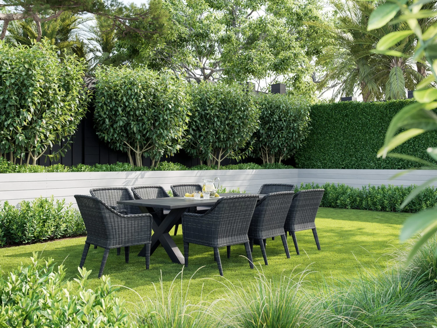 Sabi Rattan Outdoor Dining Chairs - Pair 5 Sabi Rattan Outdoor Dining Chairs - Pair - Image 3
