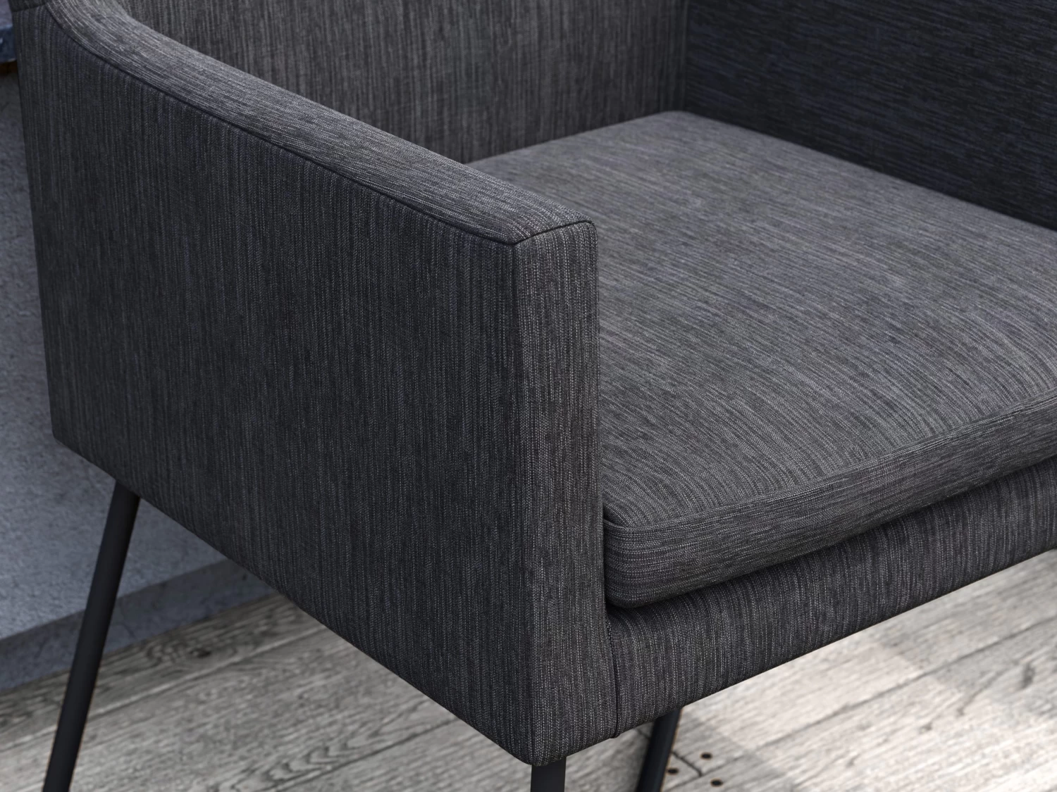 Quarterdeck Outdoor Dining Table With Berg Dining Chairs - Image 6