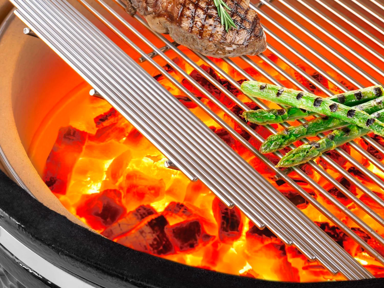 Kamado Ceramic Grill BBQ 21" 12 Kamado Ceramic Grill BBQ 21" - Image 10