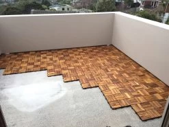 Outdoor Wooden Deck Tiles 12 Slat - Pack Of 12 -Gardena Store 962731 outdoor wooden deck tiles 12 slat pack of 12 3b