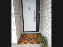 Outdoor Wooden Deck Tiles 12 Slat - Pack Of 12 -Gardena Store 962731 outdoor wooden deck tiles 12 slat pack of 12 7b