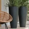 Cono Fiberstone Planter Black 109L -Gardena Store 963853 2