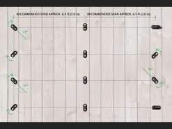 Espalier Surface Mounted Starter Kit Heavy Duty 30m -Gardena Store 964622 espalier surface mounted starter kit heavy duty 30m 4