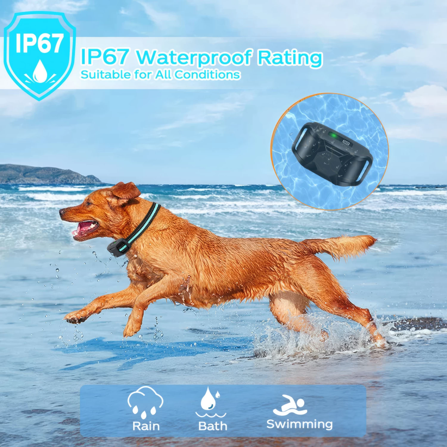 Fetch Dog Training Collar Waterproof No Shock 9 Fetch Dog Training Collar Waterproof No Shock - Image 7