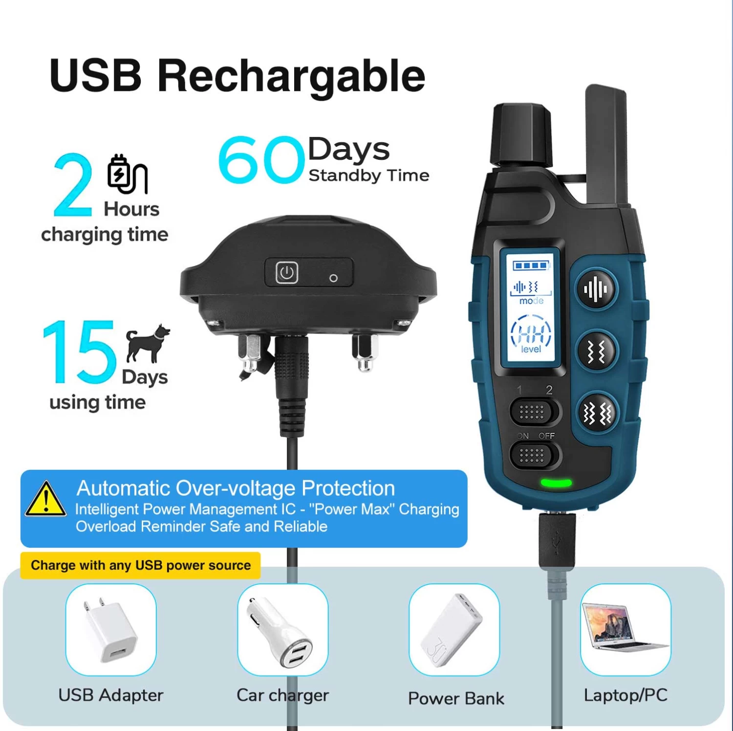 Fetch Dog Training Collar Waterproof No Shock 12 Fetch Dog Training Collar Waterproof No Shock - Image 10