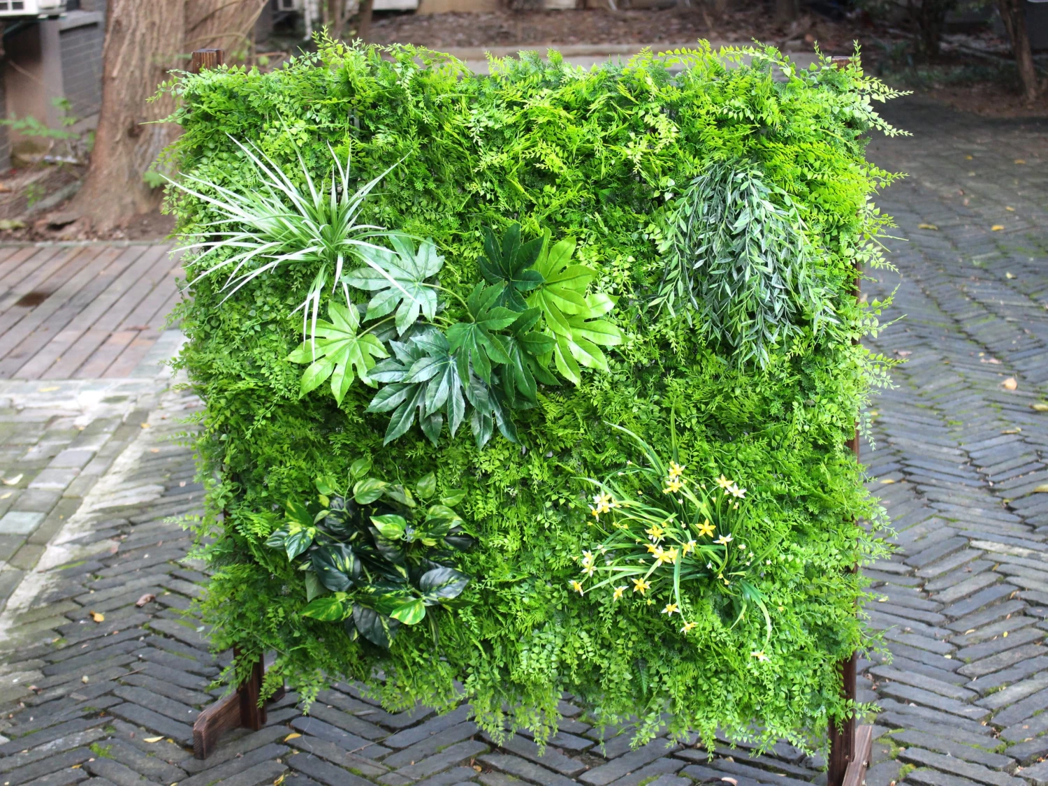 Artificial Green Wall Fern Mixed 1m² 7 Artificial Green Wall Fern Mixed 1m² - Image 5