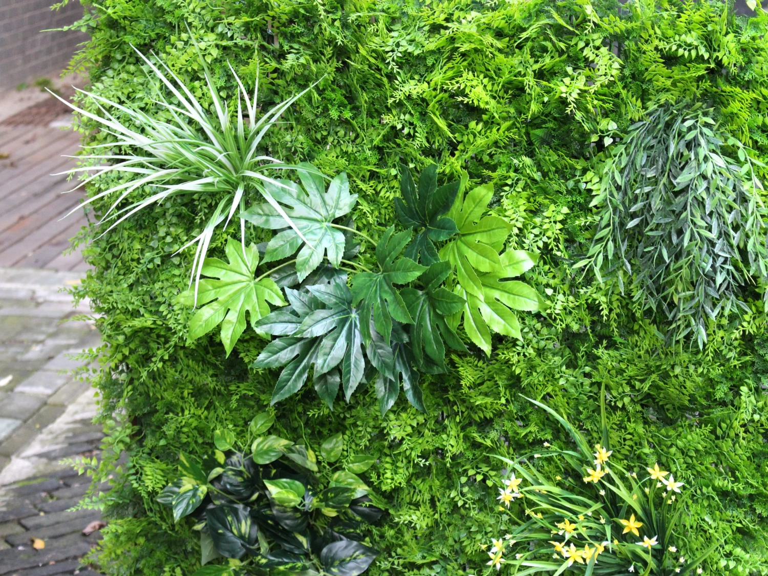 Artificial Green Wall Fern Mixed 1m² 6 Artificial Green Wall Fern Mixed 1m² - Image 4