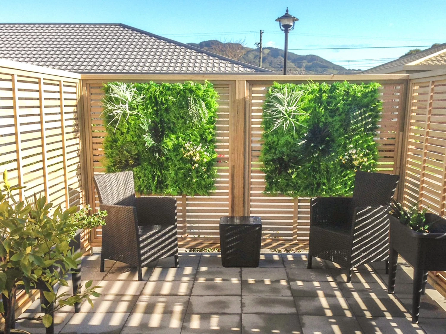 Artificial Green Wall Fern Mixed 1m² 9 Artificial Green Wall Fern Mixed 1m² - Image 7