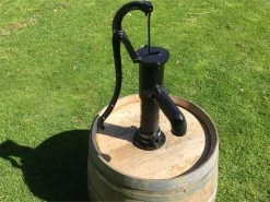 Cast Iron Water Pump Garden Feature -Gardena Store 968482 cast iron pump garden water feature 3b