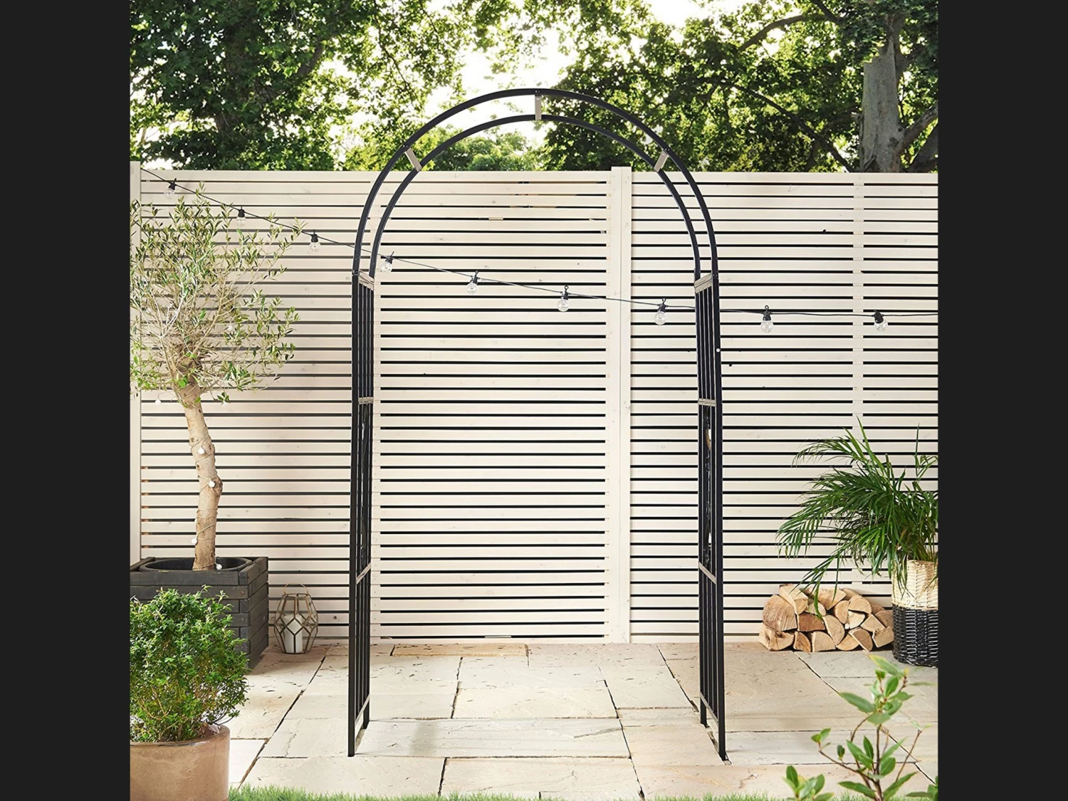 Garden Arch Steel Edwardian 7 Garden Arch Steel Edwardian - Image 5