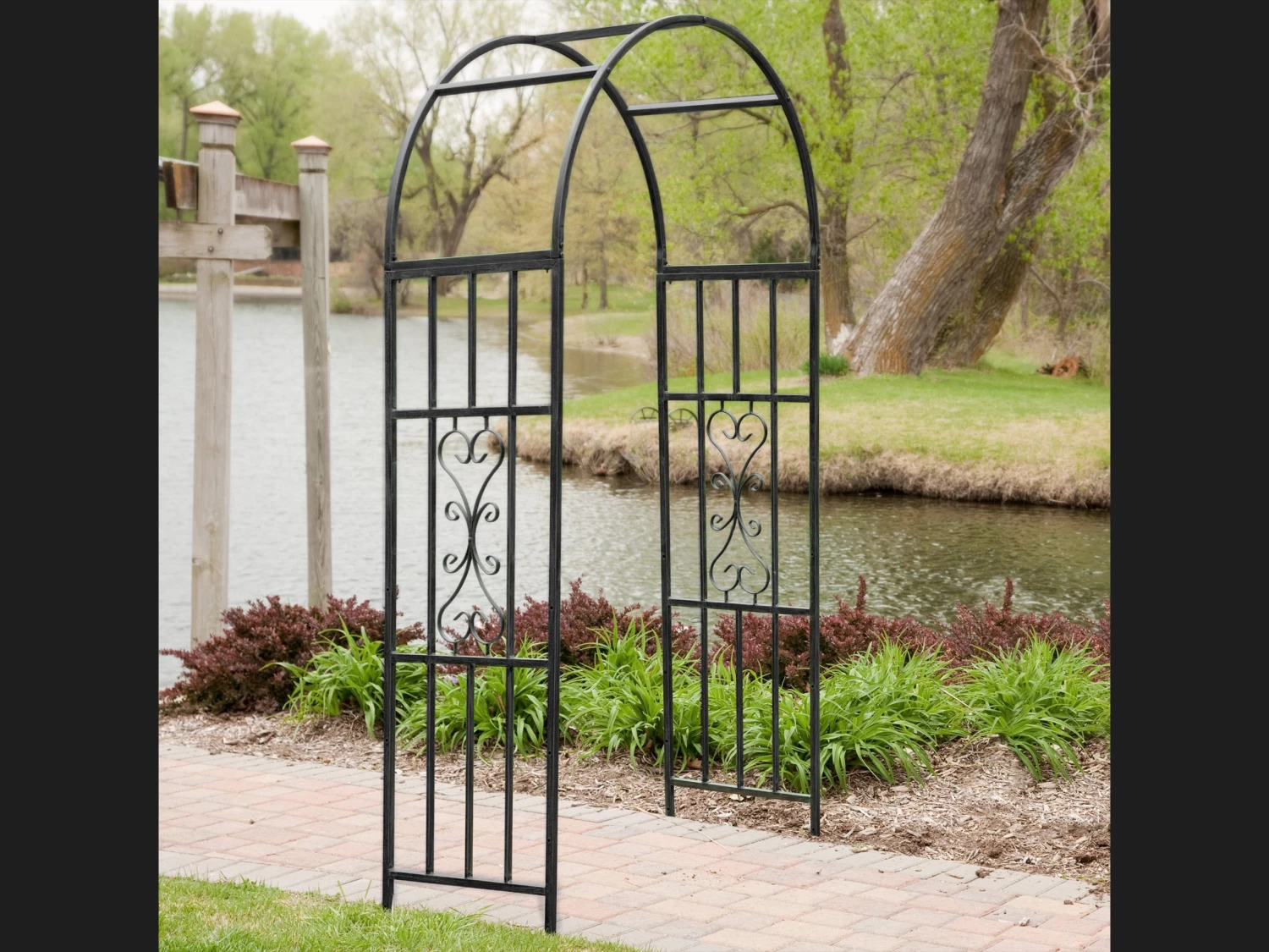 Garden Arch Steel Edwardian 5 Garden Arch Steel Edwardian - Image 3