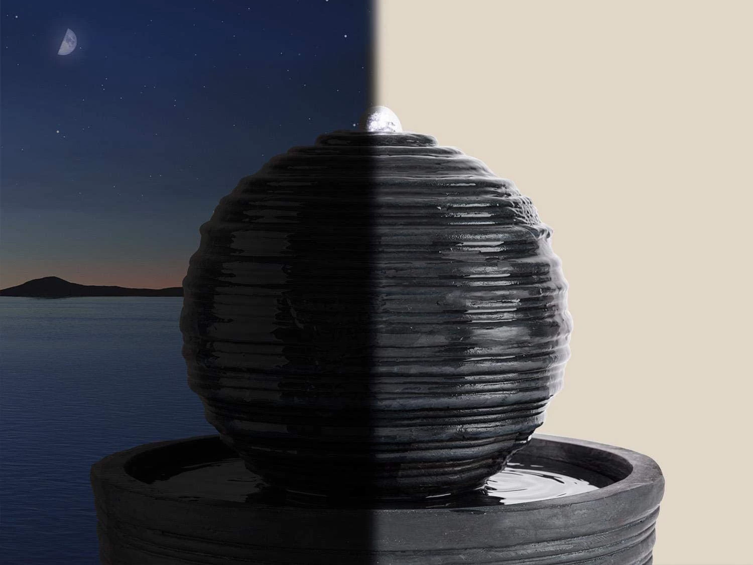 Pawn Solar Garden Fountain With Pump & Light - Image 4