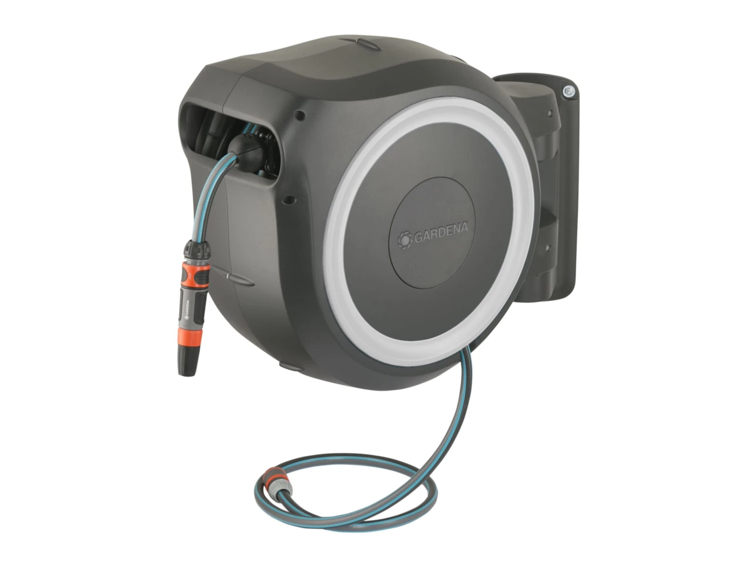 Gardena Roll Up Wall Mount Hose Reel Box 35m 3 Gardena Roll Up Wall Mount Hose Reel Box 35m