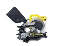 Flash Laser Compound Mitre Saw 210mm 1200W -Gardena Store 971827 flash slide compound mitre saw 210mm 1200w with laser 7b