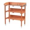 Wooden Potting Bench -Gardena Store 973128 wooden potting bench 3b