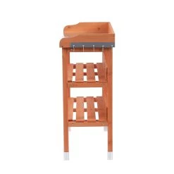 Wooden Potting Bench -Gardena Store 973128 wooden potting bench 6b