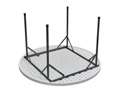 Folding Trestle Table Round 1.2m -Gardena Store 973814 folding trestle table round 1.2m 2