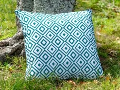 Outdoor Cushion Geo Green -Gardena Store 976746 outdoor cushion sunbrella geo green 1c