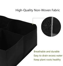 Fabric Raised Garden Bed - 8 Pockets