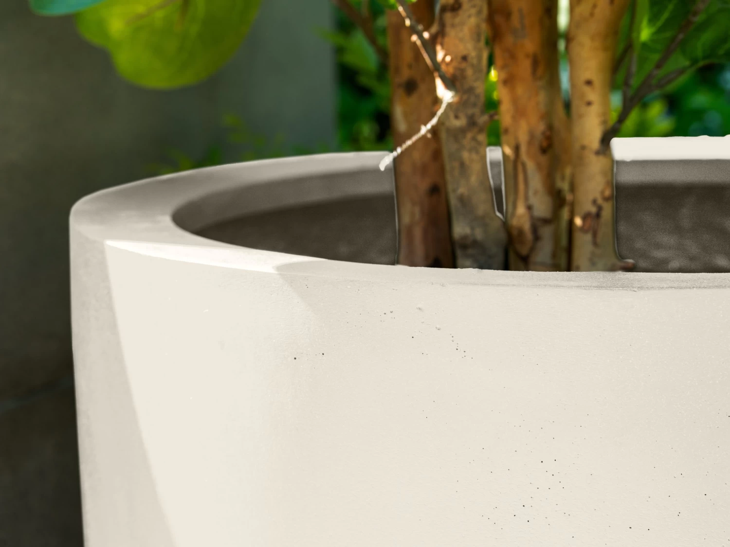 Classica Fiberstone Planter Cream 195L 3 Classica Fiberstone Planter Cream 195L