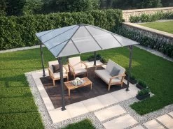 Flaxmere Hardwood Outdoor Sofa Set 4 Piece Classic -Gardena Store 981828 flaxmere hardwood outdoor sofa set 4 piece 6c