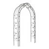 Garden Arch Steel Gothic -Gardena Store 981963 garden arch steel gothic lc arch 0049b 1c