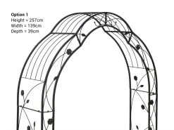 Garden Arch Steel Gothic -Gardena Store 981963 garden arch steel gothic lc arch 0049b 2f
