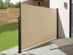 Retractable Side Screen 1.8m X 3m Beige