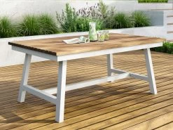 Havana Outdoor Dining Suite Sand -Gardena Store 987494 havana outdoor dining table sand 1