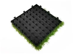 Artificial Grass Deck Tiles 35mm - Pack Of 12 -Gardena Store 988694 artificial grass tiles 3