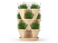 Hanging Garden Planter Stackable - Set Of 3 -Gardena Store 988739 hanging garden planter stackable set of 3 1