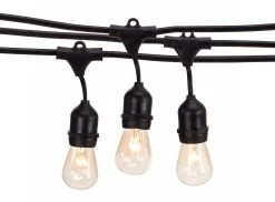 Festoon Lights LED 15m With 24 Filament Bulbs