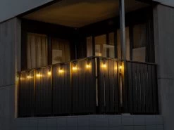 Festoon Lights LED 15m With 24 Filament Bulbs -Gardena Store 988745 festoon lights led 15m 24 bulb warm white 5b