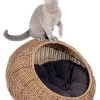 Fetch Wicker Cat Cave -Gardena Store 989306 fetch wicker cat cave 2