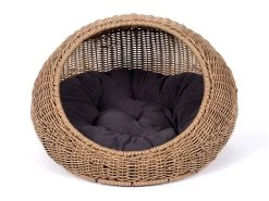 Fetch Wicker Cat Cave -Gardena Store 989306 fetch wicker cat cave 4