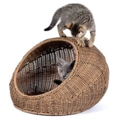 Fetch Wicker Cat Cave -Gardena Store 989306 fetch wicker cat cave 5