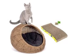 Fetch Wicker Cat Cave -Gardena Store 989306 img2