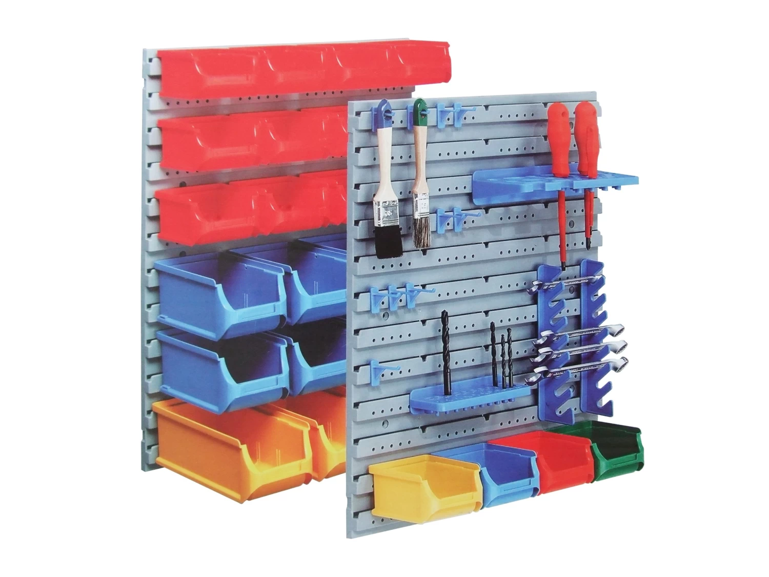 Multifunctional Wall Organiser System 3 Multifunctional Wall Organiser System