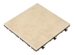 Outdoor Ceramic Deck Tiles Taupe - Pack Of 10 -Gardena Store 994666 deck tile ceramic 2