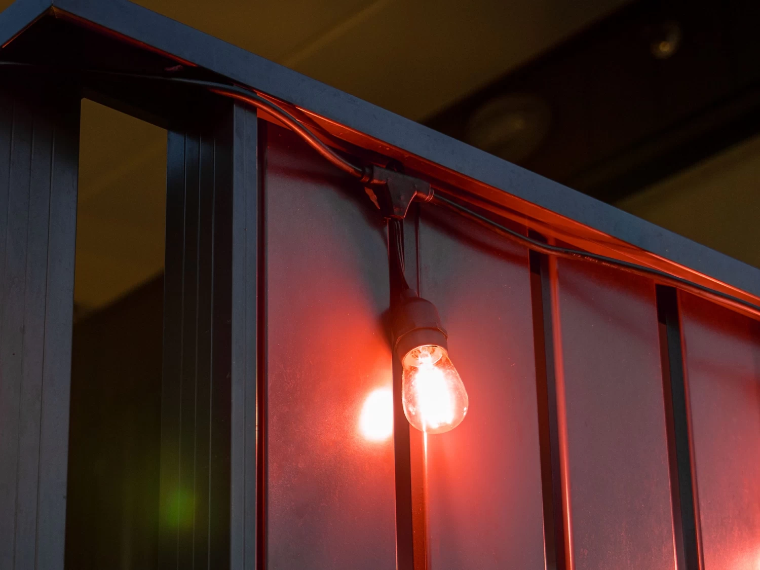 Festoon Lights LED 15m With 24 Red Filament Bulbs 9 Festoon Lights LED 15m With 24 Red Filament Bulbs - Image 7