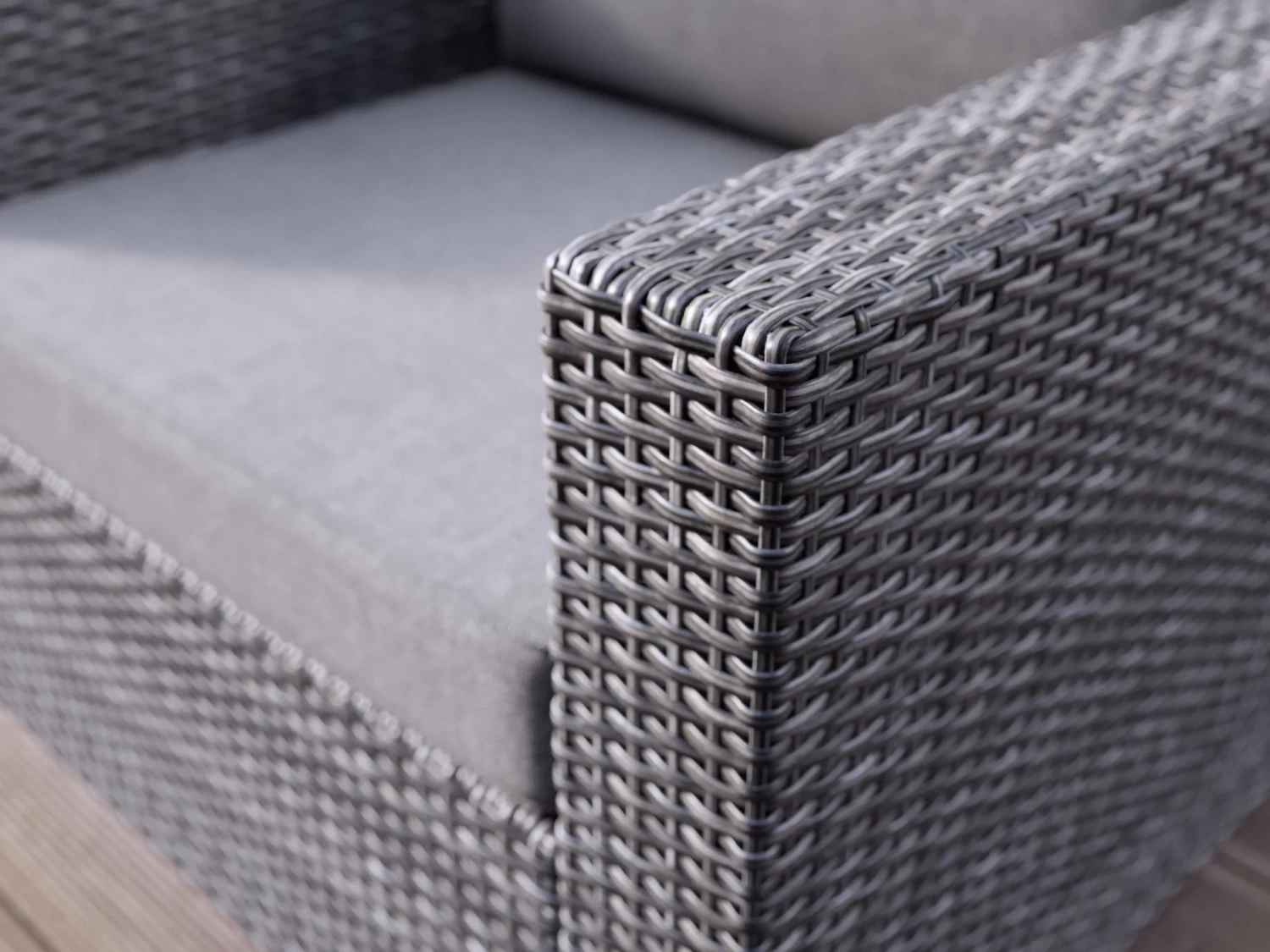 Sandpiper Rattan Armchair Dark 4 Sandpiper Rattan Armchair Dark - Image 2